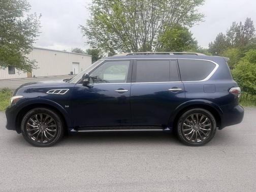 Hermosa Blue 2017 INFINITI QX80 Limited