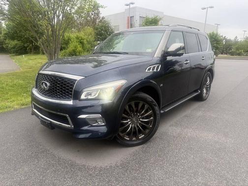 Hermosa Blue 2017 INFINITI QX80 Limited