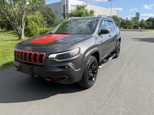Diamond Black Crystal Pearl 2019 Jeep Cherokee Trailhawk Elite
