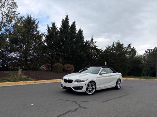 White 2016 BMW 228 228i 2dr Convertible SULEV