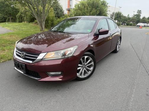 Burgundy 2013 Honda Accord Sport