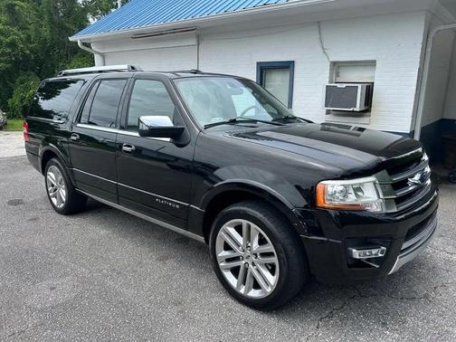 BLACK 2017 Ford Expedition EL Platinum