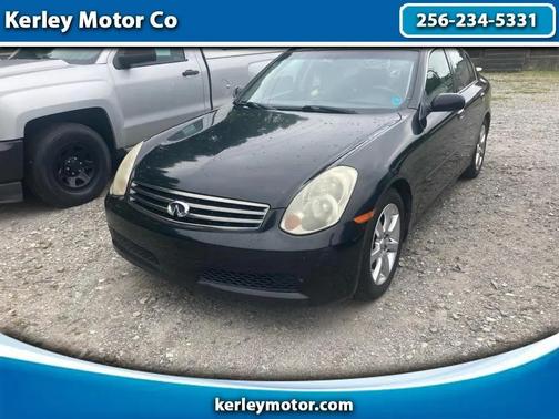 BLACK 2005 INFINITI G35 Base