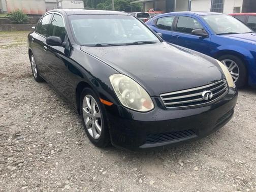 BLACK 2005 INFINITI G35 Base
