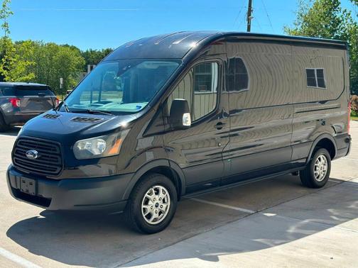 Black 2015 Ford Transit-250 148 WB Medium Roof Cargo