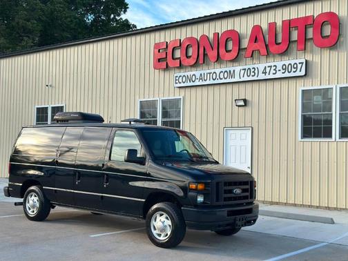 Black 2009 Ford E150 Cargo