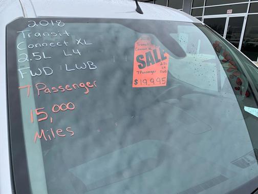 2018 Ford Transit Connect XL w/Rear Liftgate