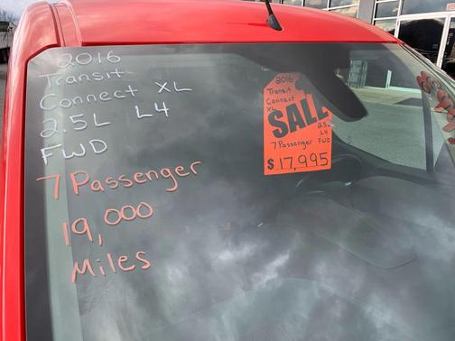 2016 Ford Transit Connect XL w/Rear Liftgate