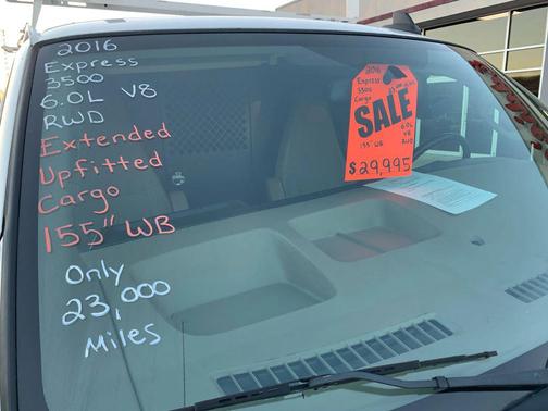 2016 Chevrolet Express 3500 Work Van