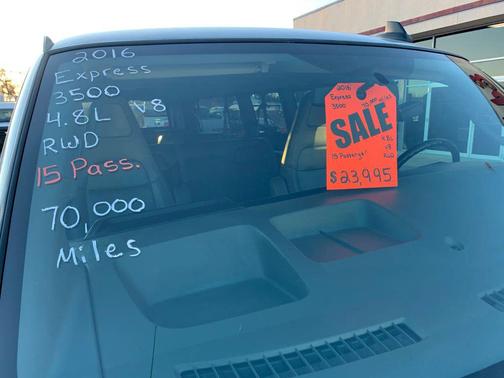 2016 Chevrolet Express 3500 LS