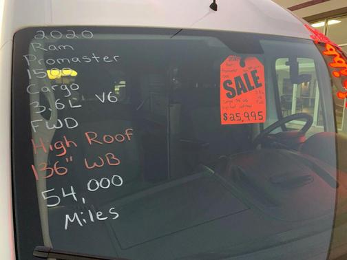 2020 RAM ProMaster 1500 Base