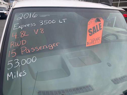 2016 Chevrolet Express 3500 LT