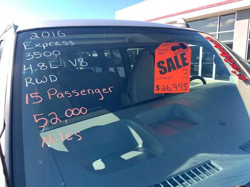 2016 Chevrolet Express 3500 LT