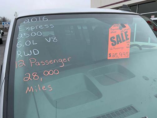 2016 Chevrolet Express 2500 LS