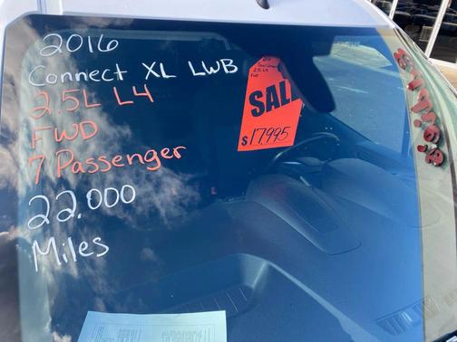 2016 Ford Transit Connect XL w/Rear Liftgate