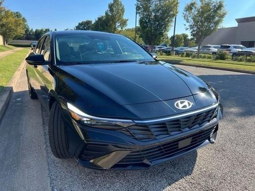 Black 2025 Hyundai ELANTRA HEV Limited