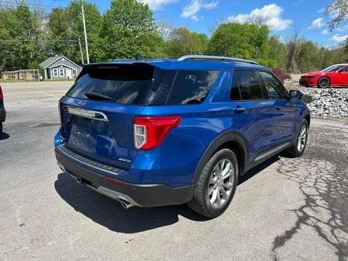 Blue Metallic 2022 Ford Explorer Limited