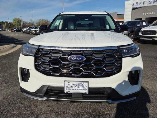 White 2026 Ford Explorer Platinum