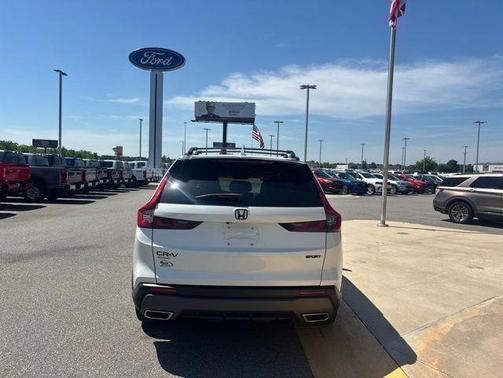 Platinum White Pearl 2024 Honda CR-V Hybrid Sport FWD