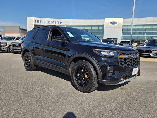 Agate Black Metallic 2026 Ford Explorer Tremor