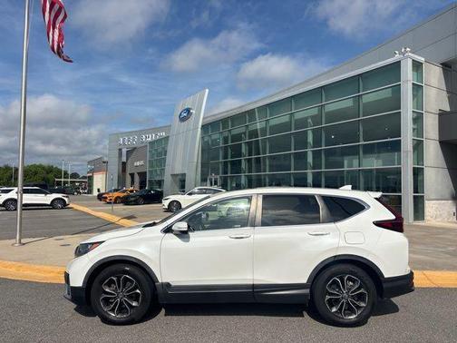 Platinum White Pearl 2021 Honda CR-V 2WD EX-L