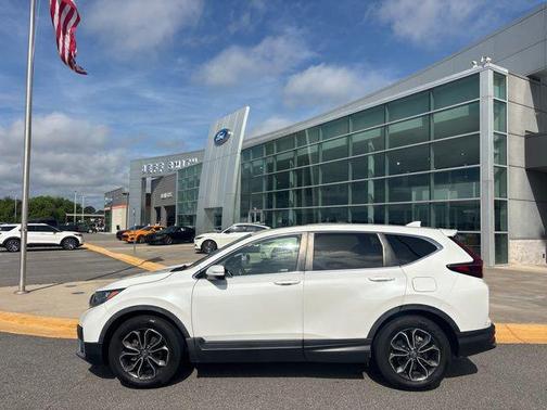 Platinum White Pearl 2021 Honda CR-V 2WD EX-L