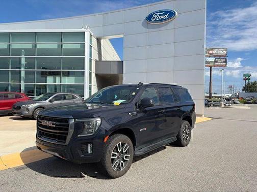 Midnight Blue Metallic 2021 GMC Yukon 4WD AT4