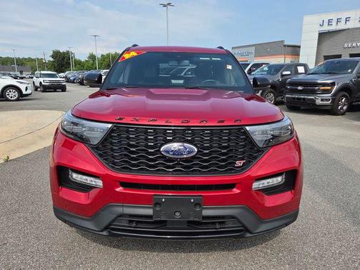 Rapid Red Metallic Tinted Clearcoat 2024 Ford Explorer ST
