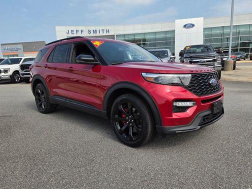 Rapid Red Metallic Tinted Clearcoat 2024 Ford Explorer ST