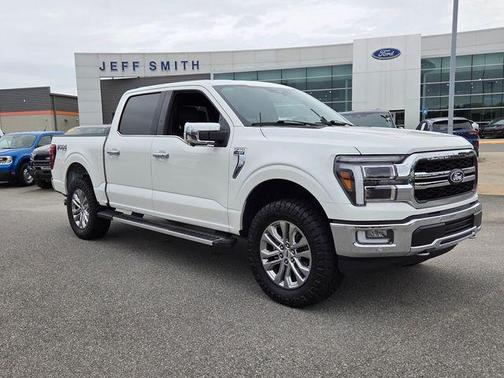 Star White Metallic Tri-Coat 2024 Ford F-150 Lariat