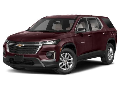 Black Cherry Metallic 2023 Chevrolet Traverse LT Cloth