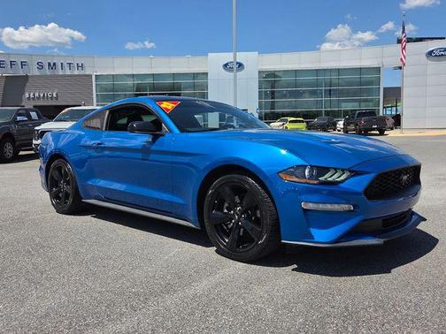 Velocity Blue Metallic 2021 Ford Mustang EcoBoost
