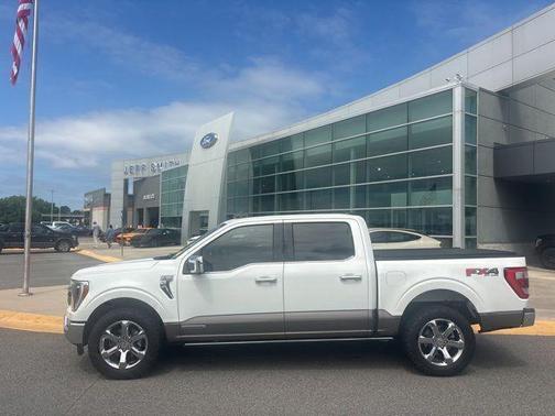 Star White Metallic Tri-Coat 2021 Ford F-150 King Ranch