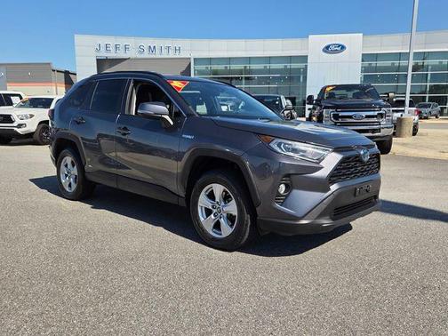 Gray 2019 Toyota RAV4 Hybrid XLE