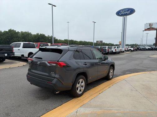 Gray 2019 Toyota RAV4 Hybrid XLE