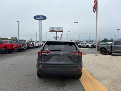 Gray 2019 Toyota RAV4 Hybrid XLE