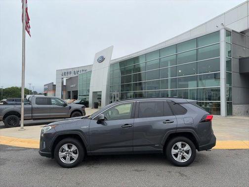Gray 2019 Toyota RAV4 Hybrid XLE