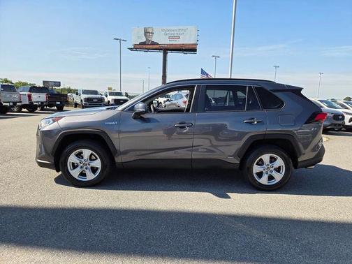Gray 2019 Toyota RAV4 Hybrid XLE