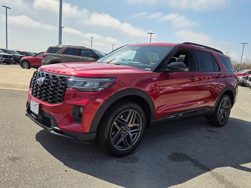 Red Metallic 2026 Ford Explorer ST-Line