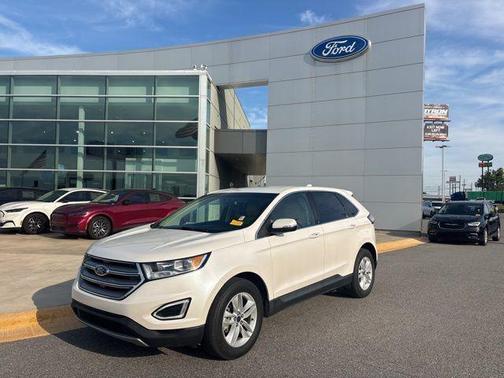 White Platinum 2016 Ford Edge SEL
