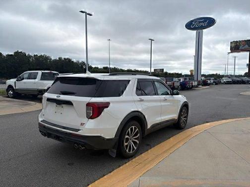 Star White Metallic Tri-Coat 2020 Ford Explorer ST