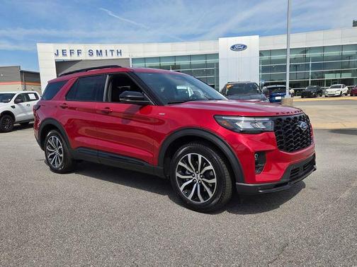 Red Metallic 2026 Ford Explorer ST-Line
