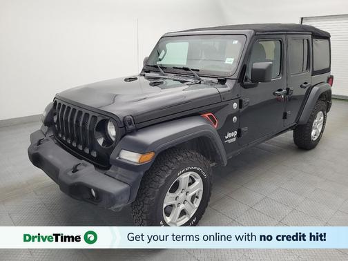Black Clearcoat 2018 Jeep Wrangler Unlimited Sport