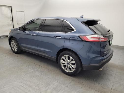 Blue Metallic 2019 Ford Edge Titanium