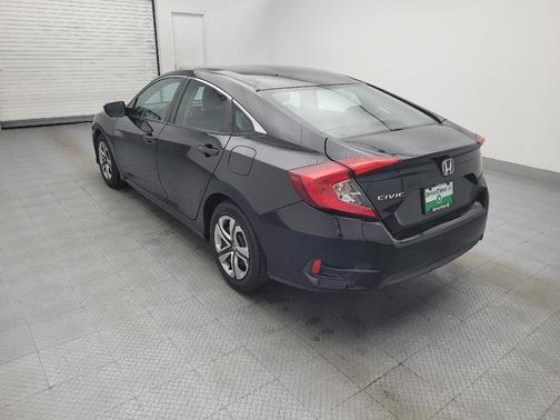Black 2017 Honda Civic LX