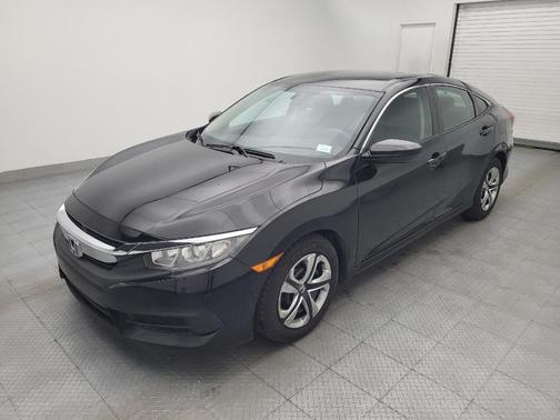 Black 2017 Honda Civic LX