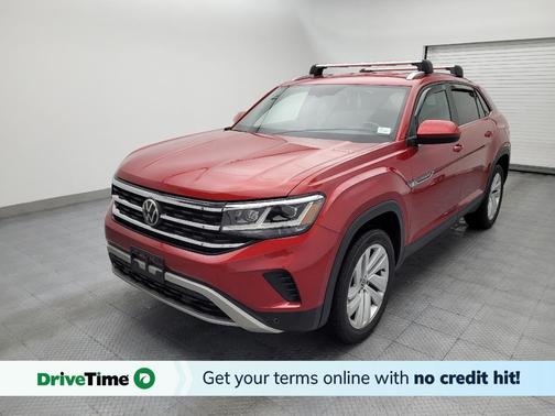 Aurora Red Metallic 2020 Volkswagen Atlas Cross Sport 3.6L V6 SE w/Technology