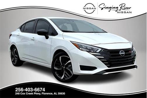 Aspen White Tricoat 2025 Nissan Versa 1.6 S Sedan