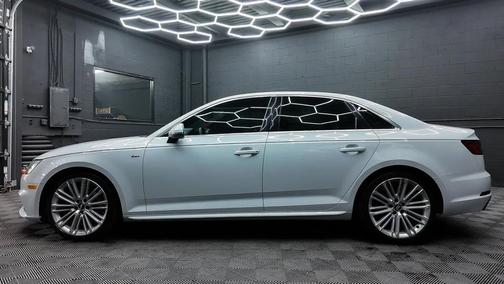 White 2017 Audi A4 2.0T Premium Plus