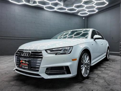 White 2017 Audi A4 2.0T Premium Plus